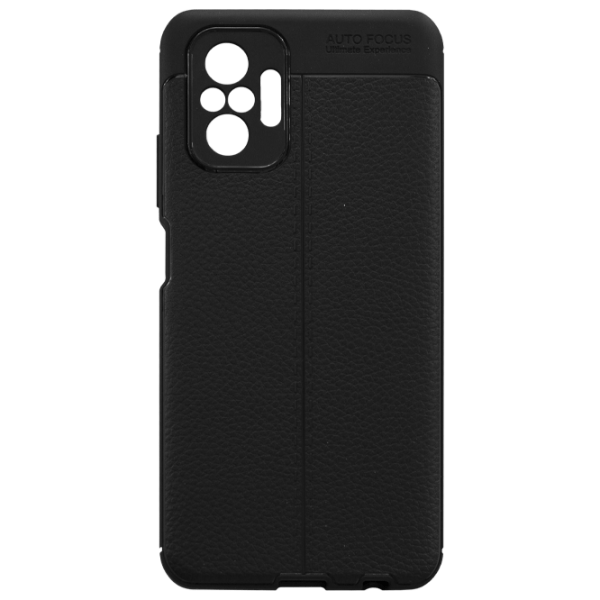 Чехол для смартфона Xiaomi Redmi Note 10 Pro (Leather) Черный EVO, TPU, Back photo 1