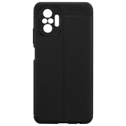 Чехол для смартфона Xiaomi Redmi Note 10 Pro (Leather) Черный EVO, TPU, Back