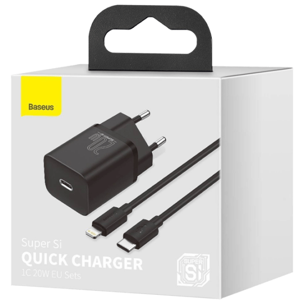 Încărcător de rețea Baseus TZCCSUP-B02 (20 W) Black 3 A / Black photo 4