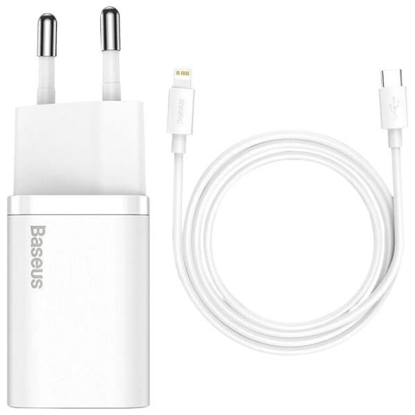 Încărcător de rețea Baseus TZCCSUP-B02 (20 W) White 3 A / White photo 2