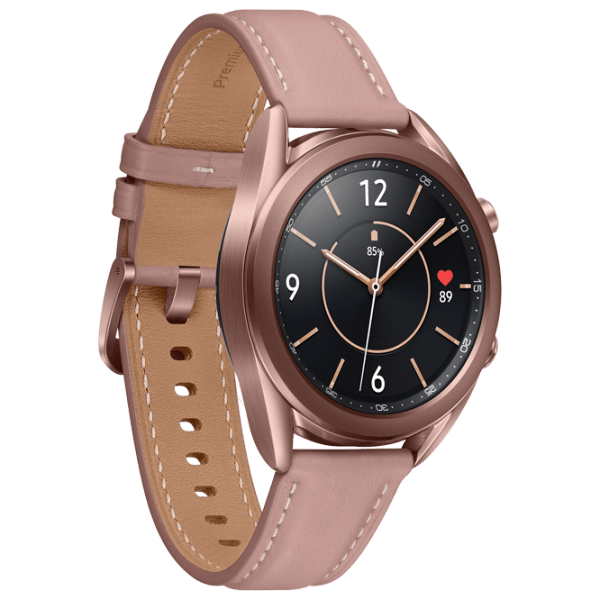 Ceas inteligent Samsung Galaxy Watch3 Bronze 1.2" | 41 mm |/ | SM-R855UZDAXAR photo 4