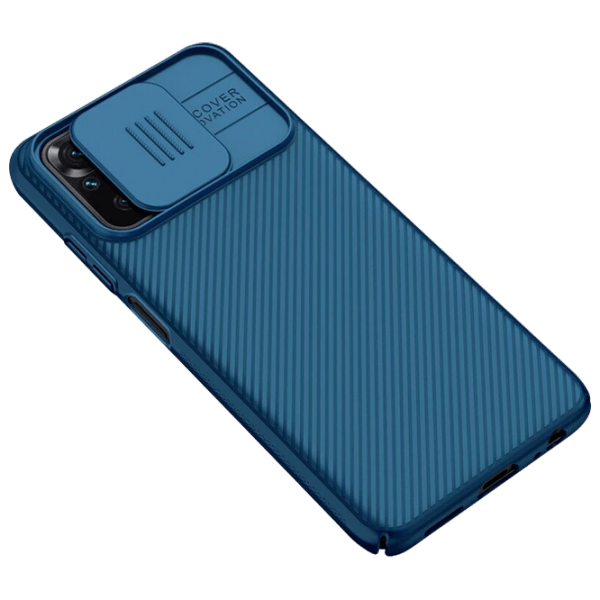 Чехол для смартфона Xiaomi Redmi Note 10 (CamShield) Синий Nillkin, PC, Back photo 5