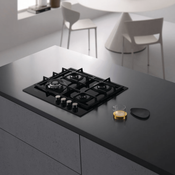 Plită încorporabilă pe gaz Whirlpool GOFL 629/ NB Black Sticlă călită, Gratare: Fontă photo 4