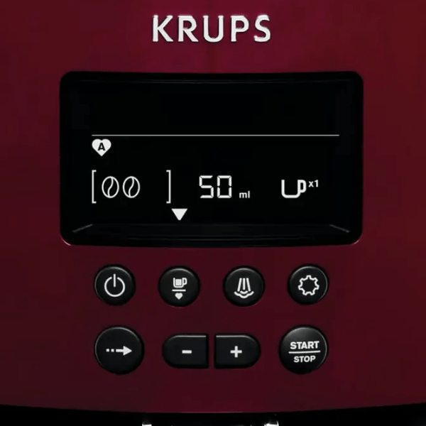 Aparat de cafea KRUPS EA816570 Red 1450 W, 1.7 l, Bloc termic photo 3