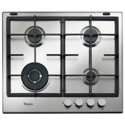 Газовая варочная панель Whirlpool GMA 6422/ IX Нержавеющая сталь Нержавеющая сталь, Решетка: Чугунная