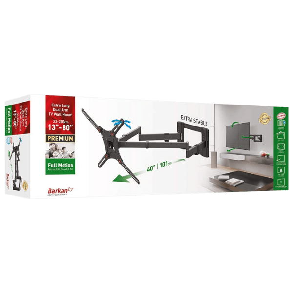 Suport TV Barkan BM464XL Black VESA 600 x 400 mm photo 3