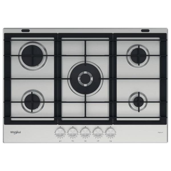 Plită încorporabilă pe gaz Whirlpool GMWL 728/ IXL Inox Inox, Gratare: Fontă photo 1