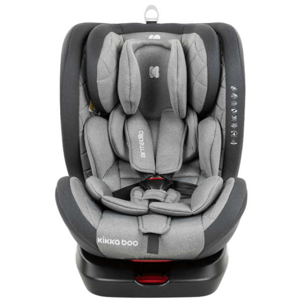 Scaun auto Kikka Boo Armadillo (31002070068) Gray 0 luni - 12 ani, 36 kg photo 2