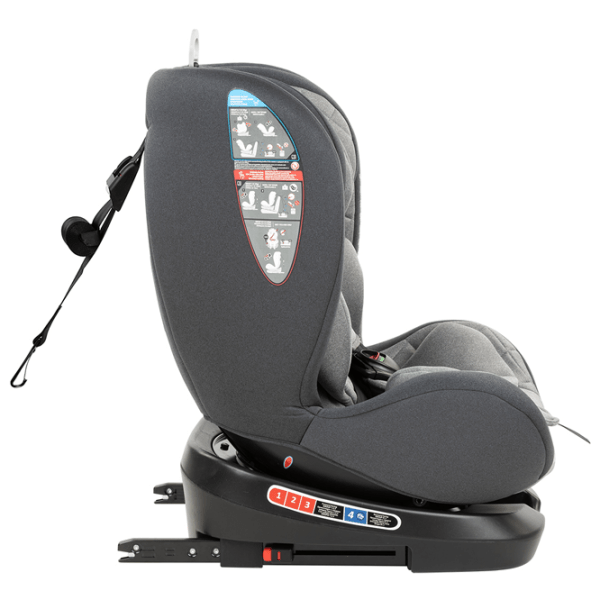 Scaun auto Kikka Boo Armadillo (31002070068) Gray 0 luni - 12 ani, 36 kg photo 4