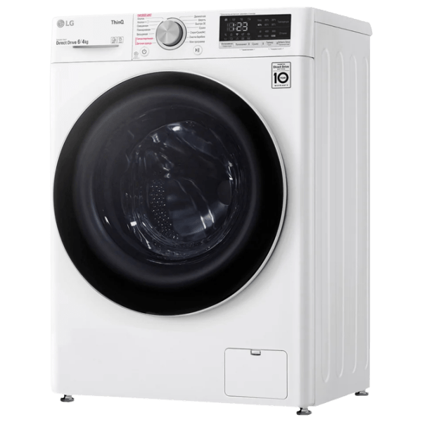 Mașină de spălat cu uscător LG F2V5NG0W White 6 kg, 1200 rpm, C photo 3