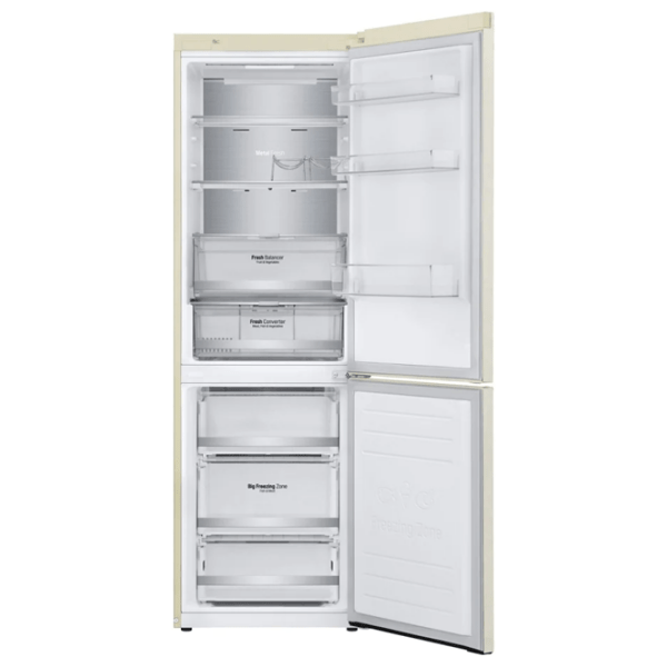 Frigider LG GA-B459SEUM Beige 234l/ No Frost, 107l/ No Frost, A++ photo 3