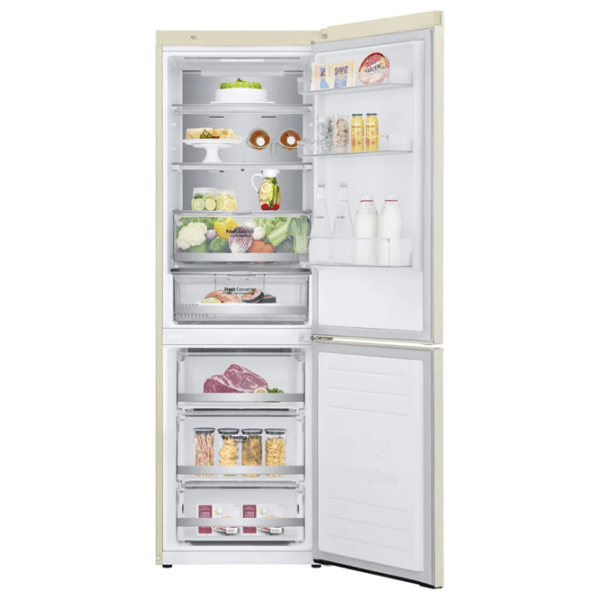Frigider LG GA-B459SEUM Beige 234l/ No Frost, 107l/ No Frost, A++ photo 4