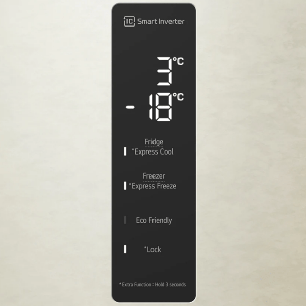 Frigider LG GA-B459SEUM Beige 234l/ No Frost, 107l/ No Frost, A++ photo 5