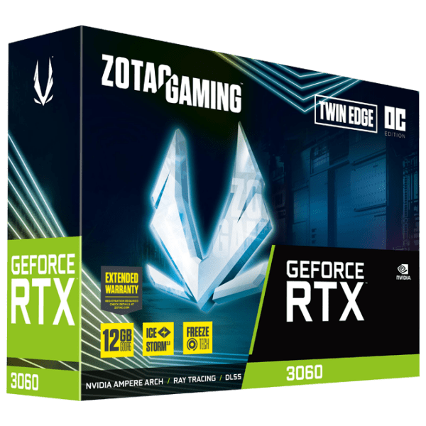Видеокарта Zotac GeForce RTX 3060 Twin Edge OC 12 ГБ  photo 6