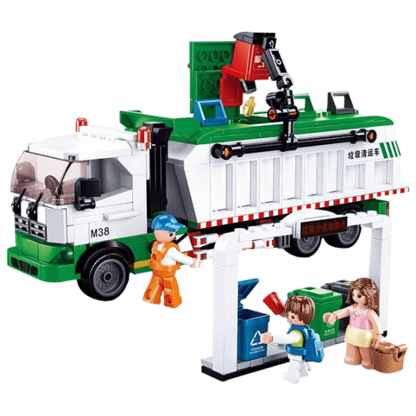 Конструктор Sluban Garbage Truck Разноцветный Количество деталей 432, 6+ photo 1