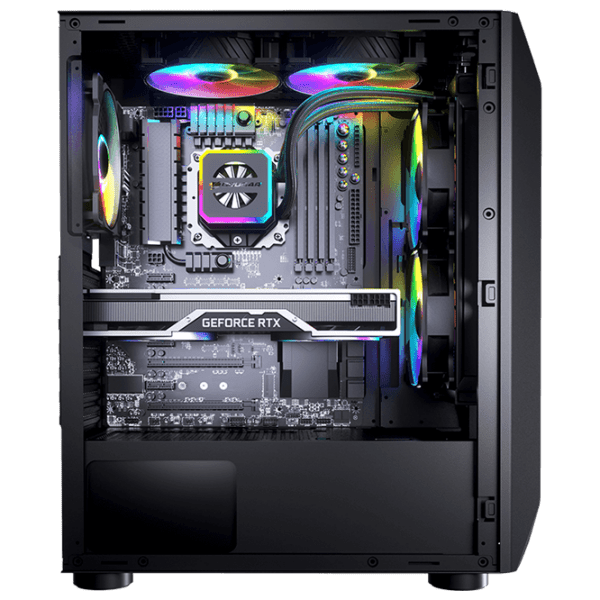 Calculator de jocuri Navigator 00151 Black Intel Core i5 10400F 8 GB 256 GB 1 TB GeForce GTX 1650 OC 4 GB photo 3
