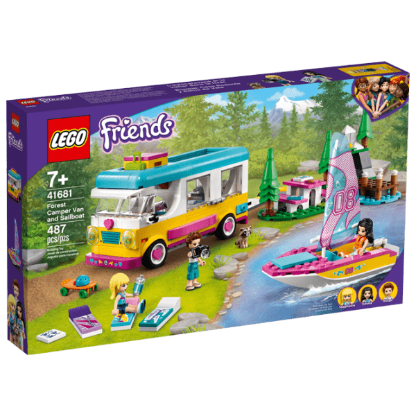 Конструктор LEGO Forest Camper Van and Sailboat Разноцветный Количество деталей 487, 6+ photo 1