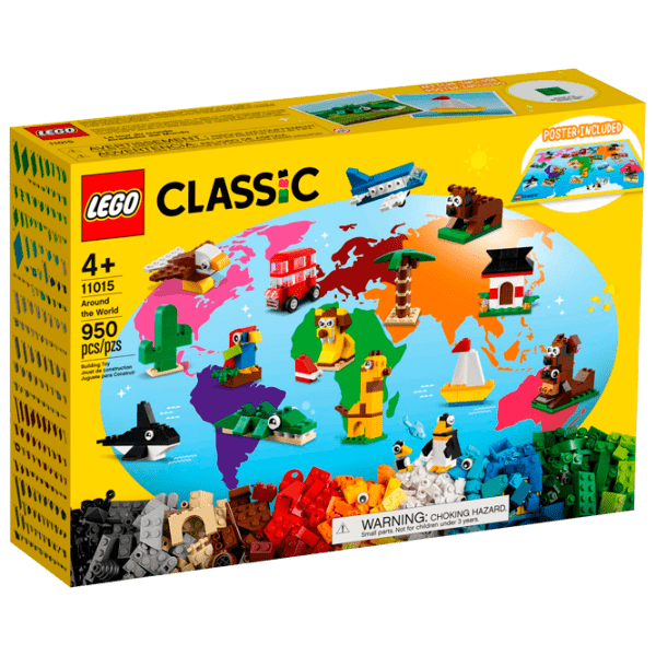 Конструктор LEGO Around the World Разноцветный Количество деталей 950, 4+ photo 1