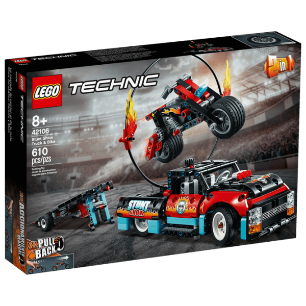 Конструктор LEGO Stunt Show Truck & Bike Разноцветный Количество деталей 610, 8+ photo 1