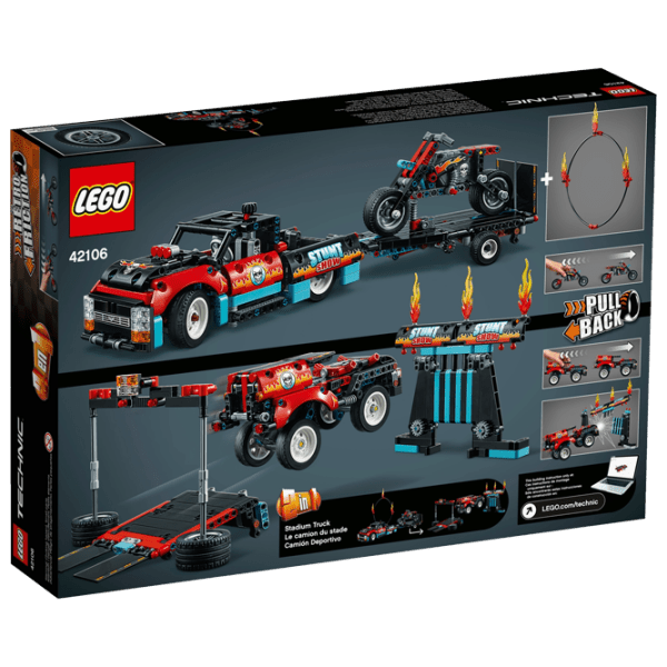 Конструктор LEGO Stunt Show Truck & Bike Разноцветный Количество деталей 610, 8+ photo 3