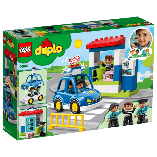 Constructor LEGO Duplo-Police Station Blue Numărul de piese 35, 2+ photo 2