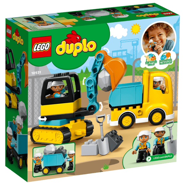 Конструктор LEGO Truck & Tracked Excavator Желтый Количество деталей 20, 2+ photo 2