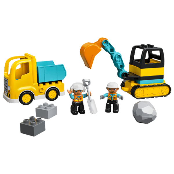 Конструктор LEGO Truck & Tracked Excavator Желтый Количество деталей 20, 2+ photo 3