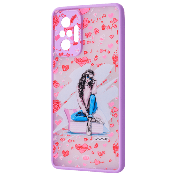 Чехол для смартфона Xiaomi Redmi Note 10 Pro (Heart Overload) Разноцветный Розовый WAVE, ПК, Back photo 1