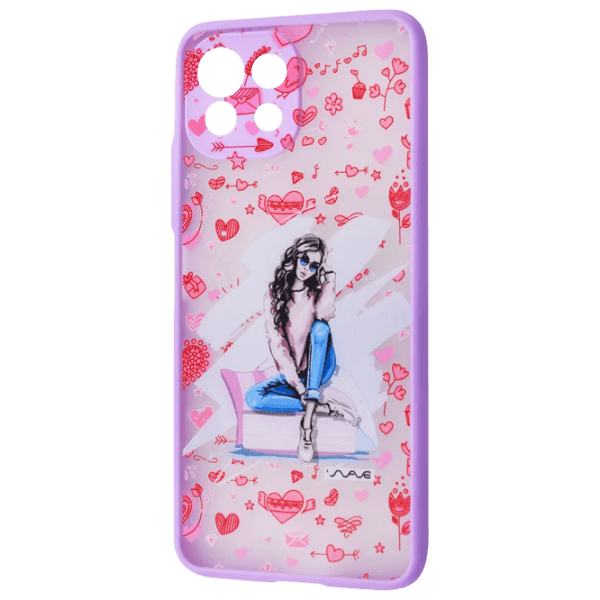 Чехол для смартфона Xiaomi Mi 11 Lite / 11 Lite 5G NE (Cartoon Heart Overload) Розовый WAVE, ПК, Back photo 1