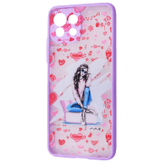 Чехол для смартфона Xiaomi Mi 11 Lite / 11 Lite 5G NE (Cartoon Heart Overload) Розовый