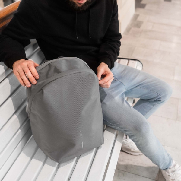 Rucsac XD-Design Bobby Soft anti-theft 15.6" Gray  photo 7