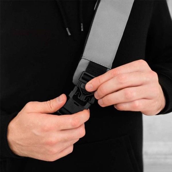 Рюкзак для планшета XD-Design Bobby Sling anti-theft 9.7" Серый  photo 12