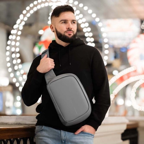 Рюкзак для планшета XD-Design Bobby Sling anti-theft 9.7" Серый  photo 13