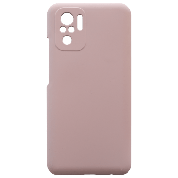 Чехол для смартфона Xiaomi Redmi Note 10/ Note 10s (Liquid Silicon) Светлый Розовый Rival, TPU, Back photo 1