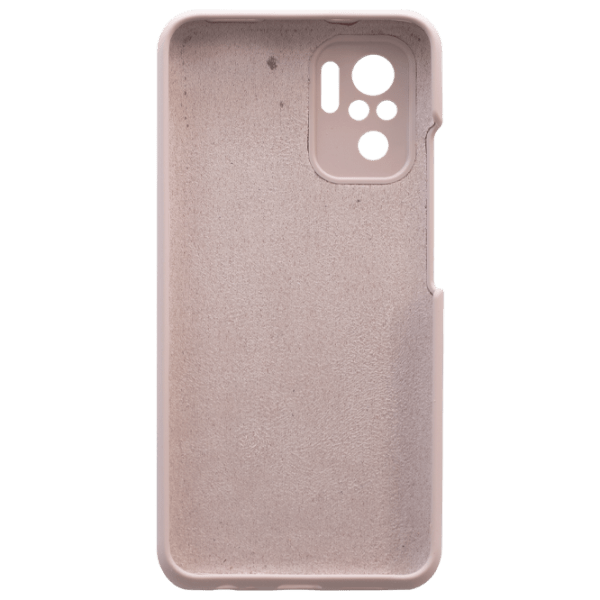 Чехол для смартфона Xiaomi Redmi Note 10/ Note 10s (Liquid Silicon) Светлый Розовый Rival, TPU, Back photo 2
