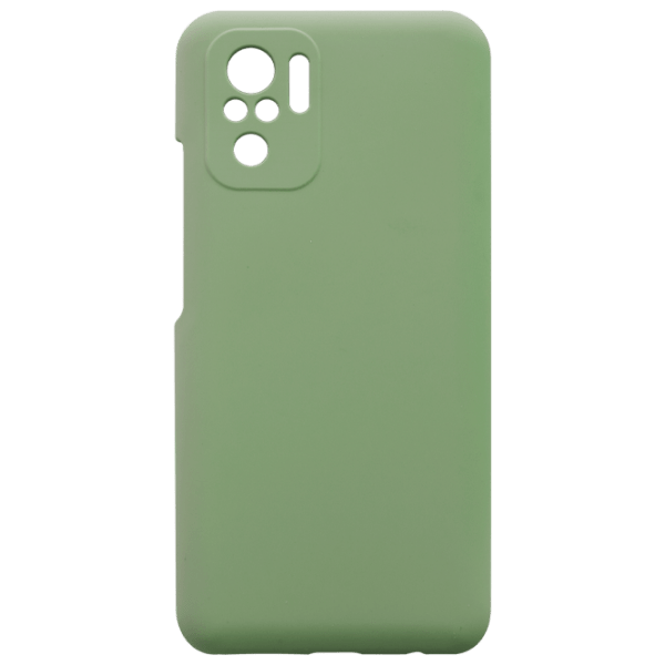 Чехол для смартфона Xiaomi Redmi Note 10/ Note 10s (Liquid Silicon) Зелёный Rival, TPU, Back photo 1