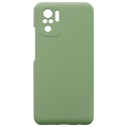 Чехол для смартфона Xiaomi Redmi Note 10/ Note 10s (Liquid Silicon) Зелёный Rival, TPU, Back