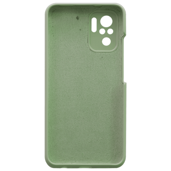 Чехол для смартфона Xiaomi Redmi Note 10/ Note 10s (Liquid Silicon) Зелёный Rival, TPU, Back photo 2