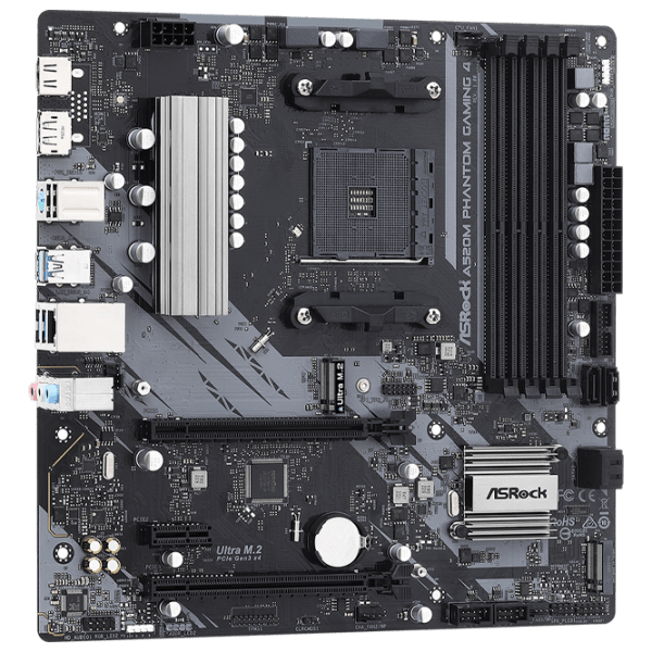 Материнская плата ASRock A520M PHANTOM GAMING 4 mATX  photo 2