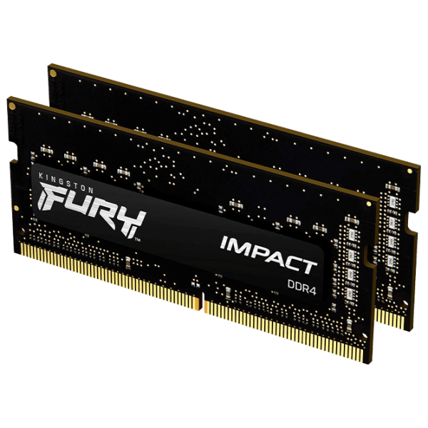 Оперативная память 16 ГБ Kingston FURY IMPACT KF432S20IBK2/ 16 SO-DIMM, DDR4, 3200 МГц photo 1