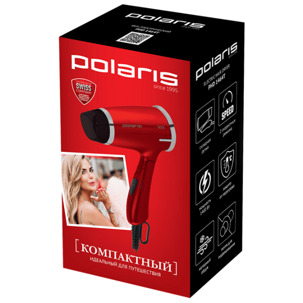 Фен Polaris PHD1464T Красный  photo 3