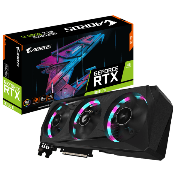 Видеокарта Gigabyte Gigabyte RTX3060Ti 8GB GDDR6 Aorus Elite 8 ГБ  photo 5