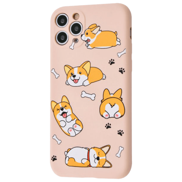 Чехол для смартфона Apple iPhone 12/ 12 Pro (Fancy Case Corgi) Sand Розовый WAVE, ТПУ,  photo 1