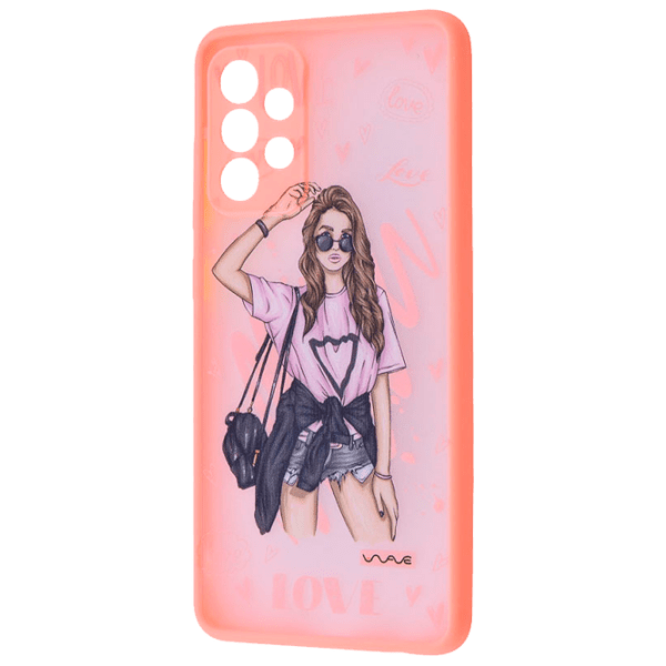 Чехол для смартфона Samsung Galaxy A32 (Mood Love) Разноцветный WAVE, PC, Back photo 1
