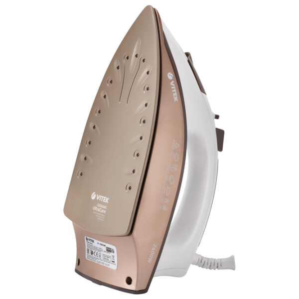 Утюг Vitek VT-1209 Коричневый 2400 Вт, 35 г/ мин, 0.28 l, Керамика photo 2
