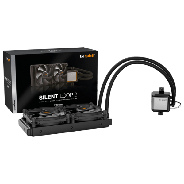 Жидкостное охлаждение Be quiet! Silent Loop 2 240mm Черный  photo 3