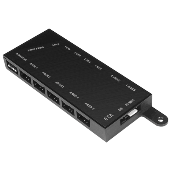 Адаптер Gamemax PWM+RAINBOW Controller(V3.0) Черный  photo 3