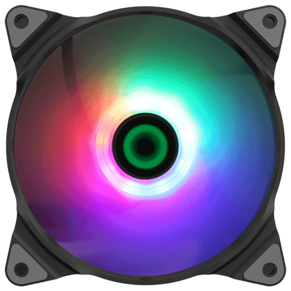 Cooler Gamemax FN-12Rainbow-C Black  photo 1