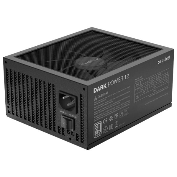 Блок питания Be quiet! DARK POWER 12 80+ Titanium 850 Вт Черный  photo 2