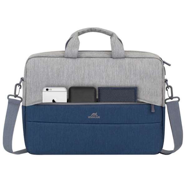 Geantă pentru laptop RivaCase 7532 15.6" Gray  photo 7